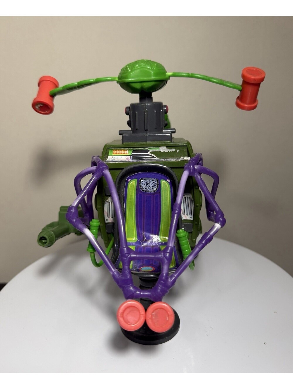 VTG Teenage Mutant Ninja Turtles Rocksteady's Pogocopter Playmates Incomplete